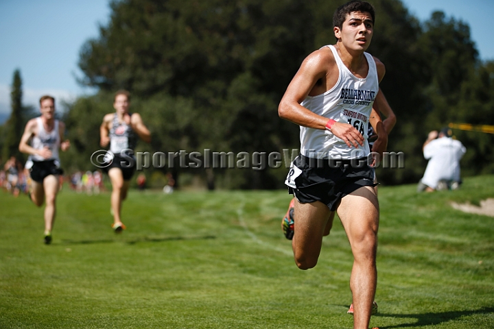 2014StanfordSeededBoys-521.JPG - Seeded boys race at the Stanford Invitational, September 27, Stanford Golf Course, Stanford, California.
